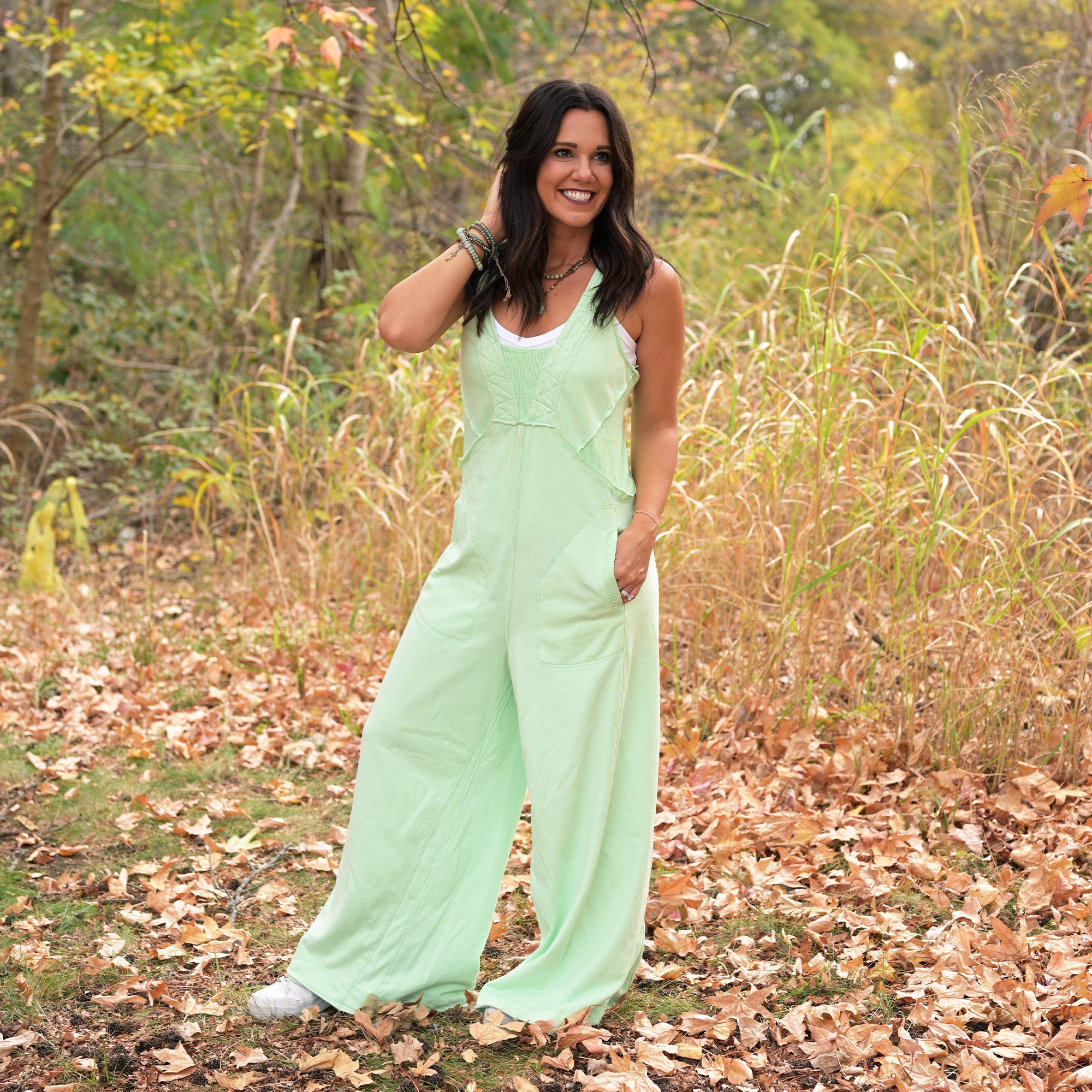 Mint Overalls – Betty Rose Boutique