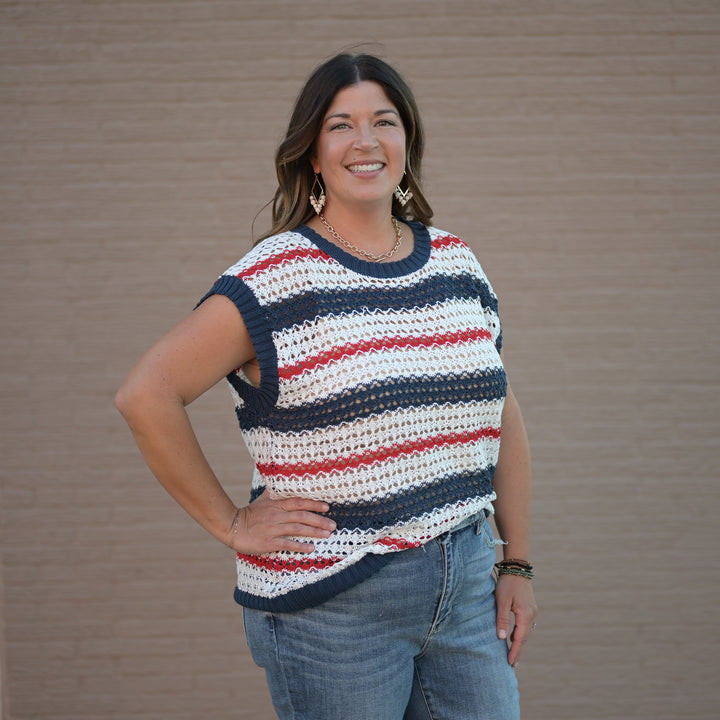 Striped Sweater Top